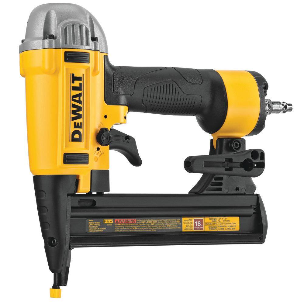 DEWALT DWFP1838 Pneumatic 18-Gauge 1/4 in. Crown Stapler