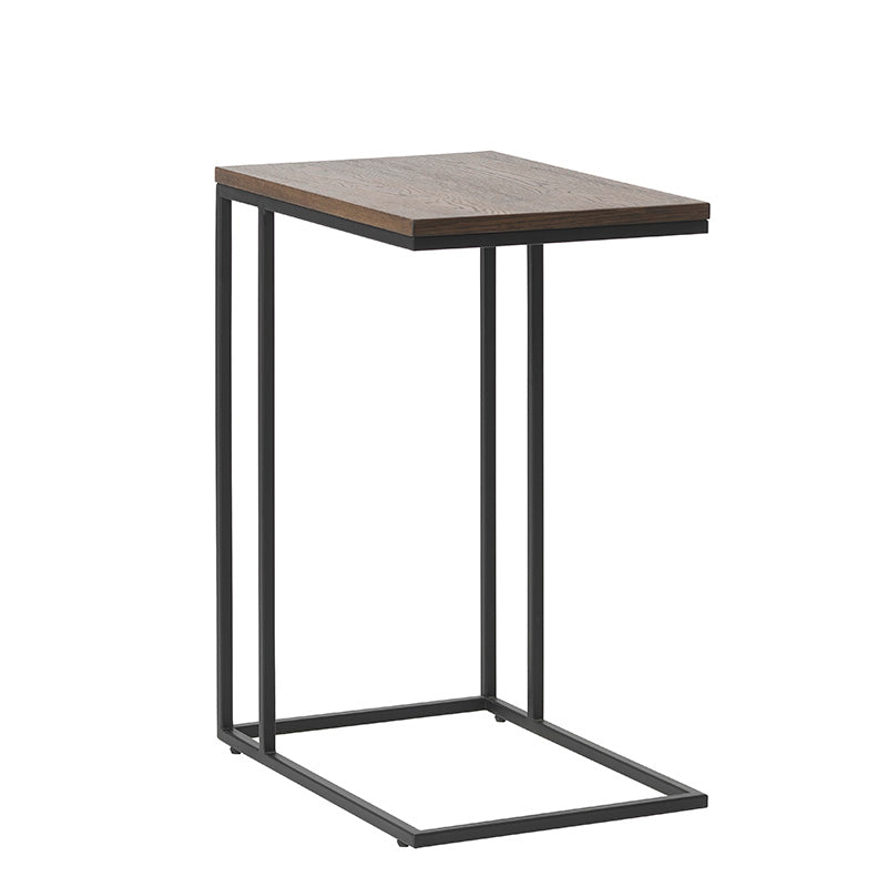 RIVOLI Laptop Table - Smoked Oak / Black