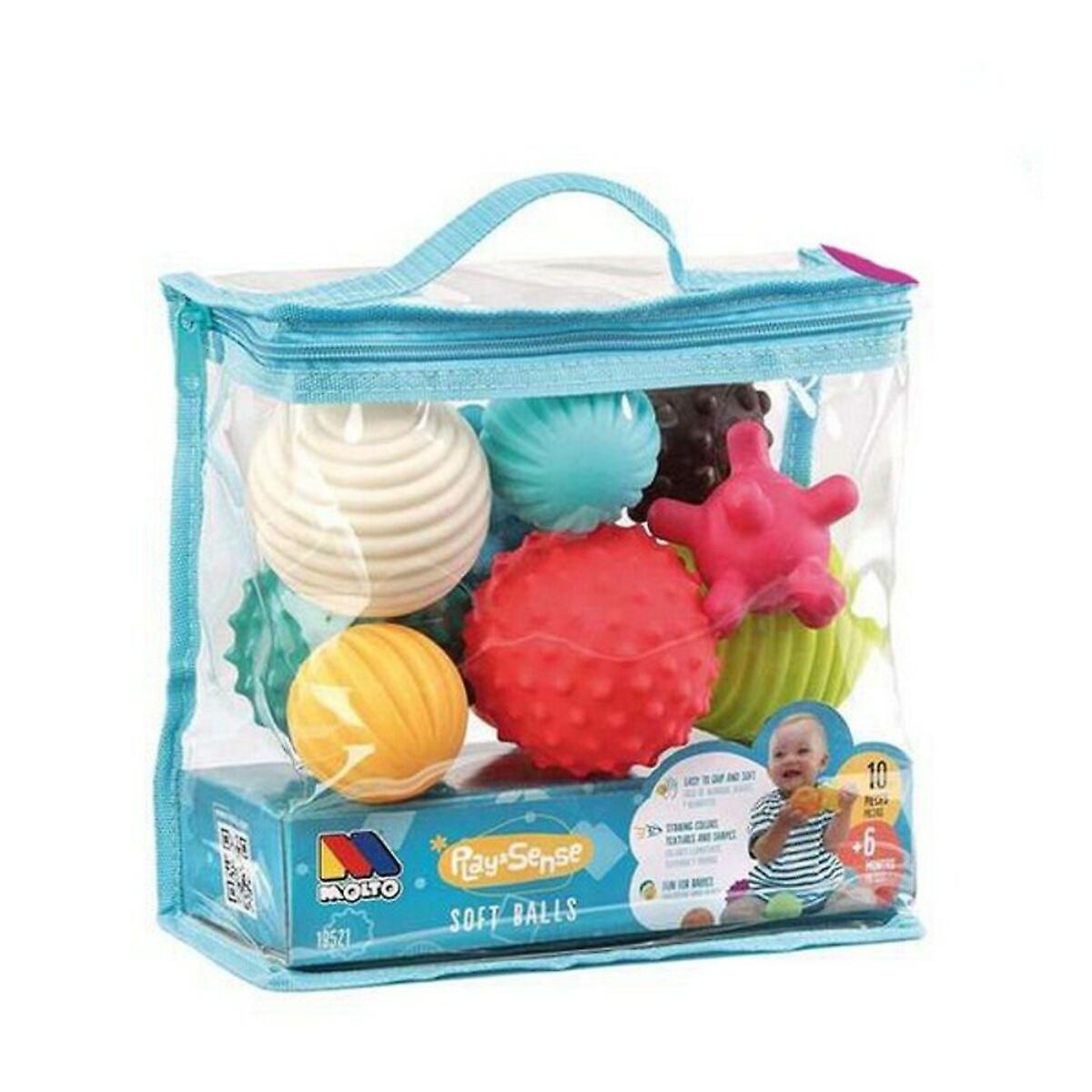 Construction set moltó playandsense soft balls (es) (10 pcs)