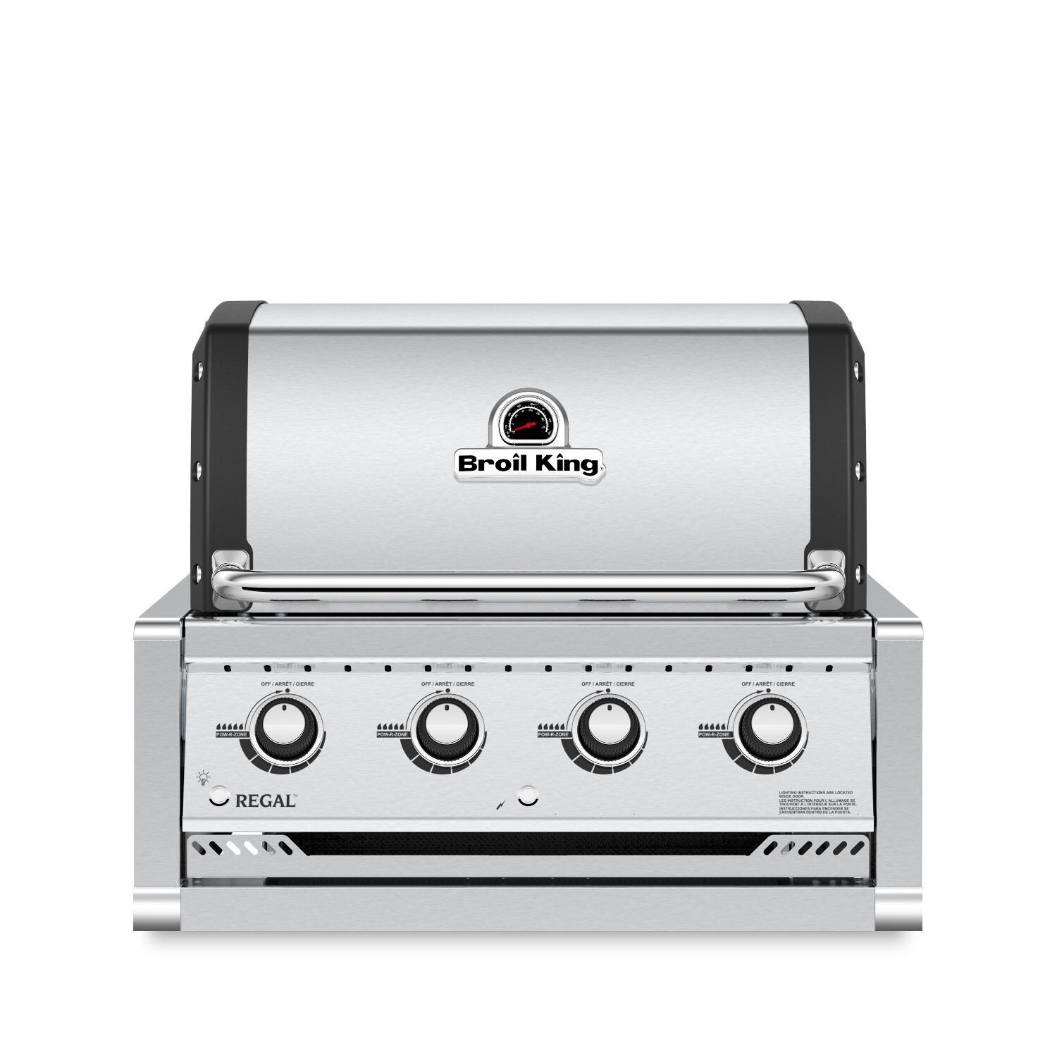 Broil King Regal S420 4-Burner Built-In Propane Gas Grill