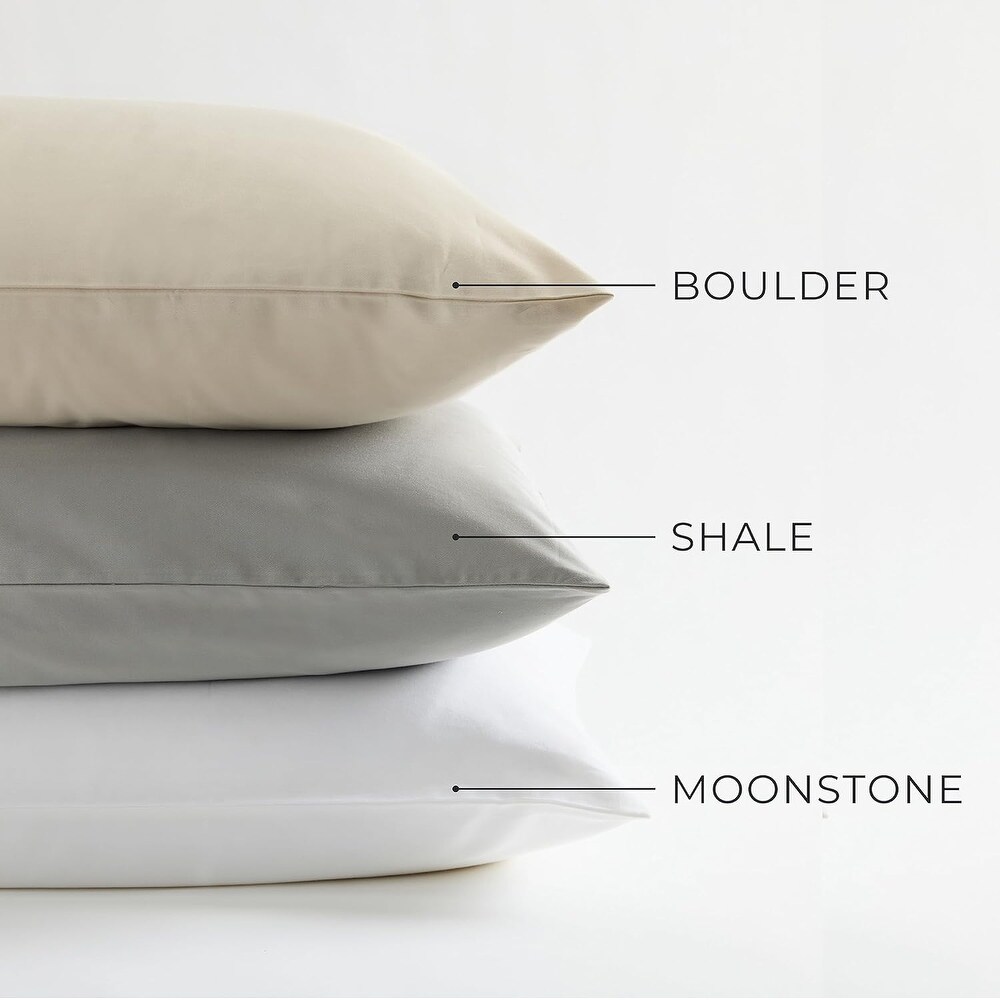 Shuteye Supply Pillow Case Set  Terra Elite Collection  20 x 40 Inch  Boulder