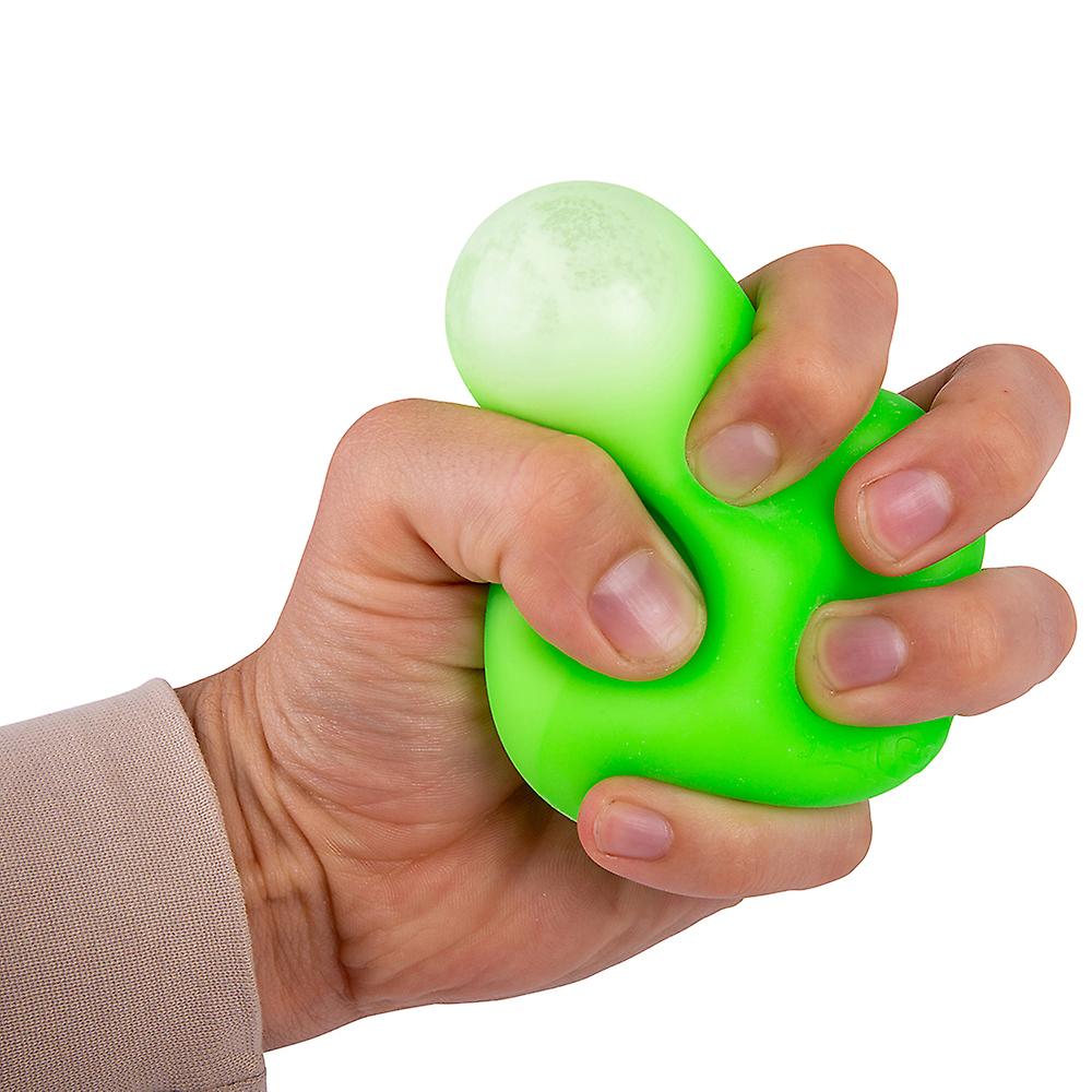 Schylling Classic Nee Doh Stress Ball - 5 Assorted Colours ， Funky NeeDohball Fidget Toy to De Stress and Relieve Anxiety ， Non-Toxic Dough Material