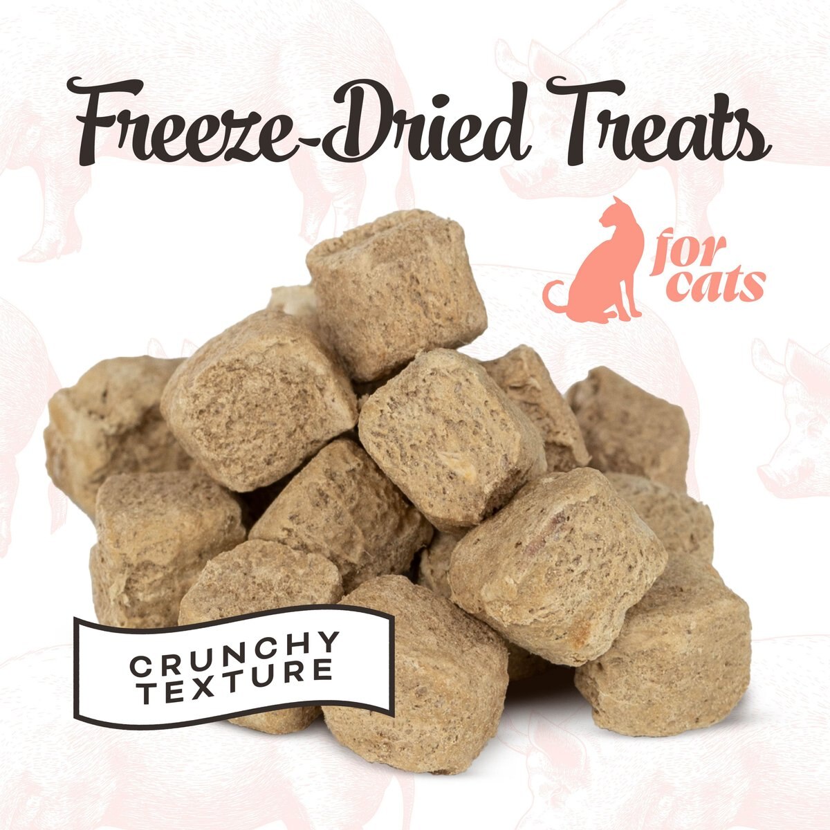 Primal Liver， Laugh， Love For Cats! Simply Pork Flavored Crunchy Cat Treats