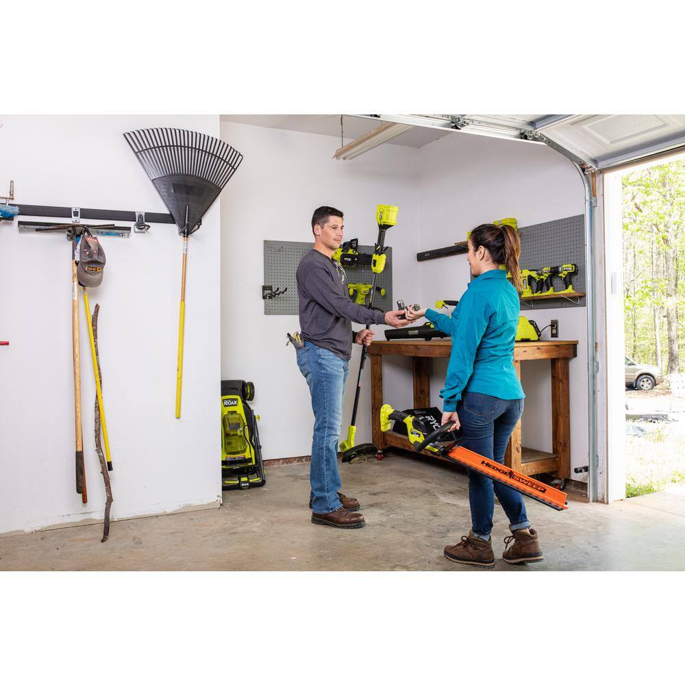 RYOBI ONE+ HP 18V Brushless 22 in. Cordless Battery Hedge Trimmer with 2.0 Ah Battery and Charger P2680