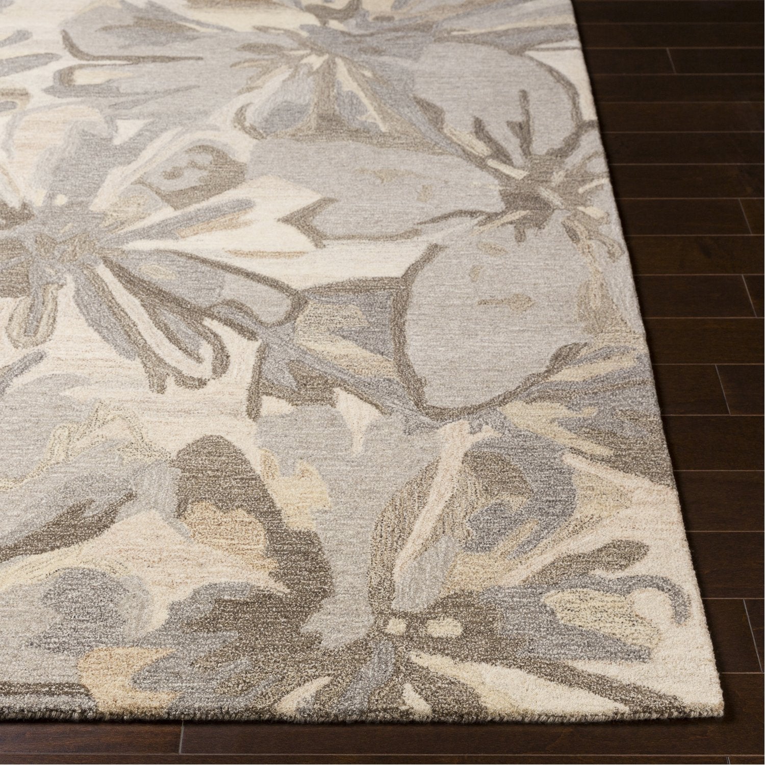 Athena Rug in Taupe & Charcoal