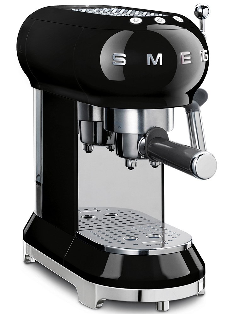 Smeg 50's Retro Style Black Espresso Machine