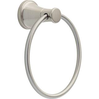 Delta Casara Wall Mount Towel Ring in SpotShield Brushed Nickel CSA46-BN