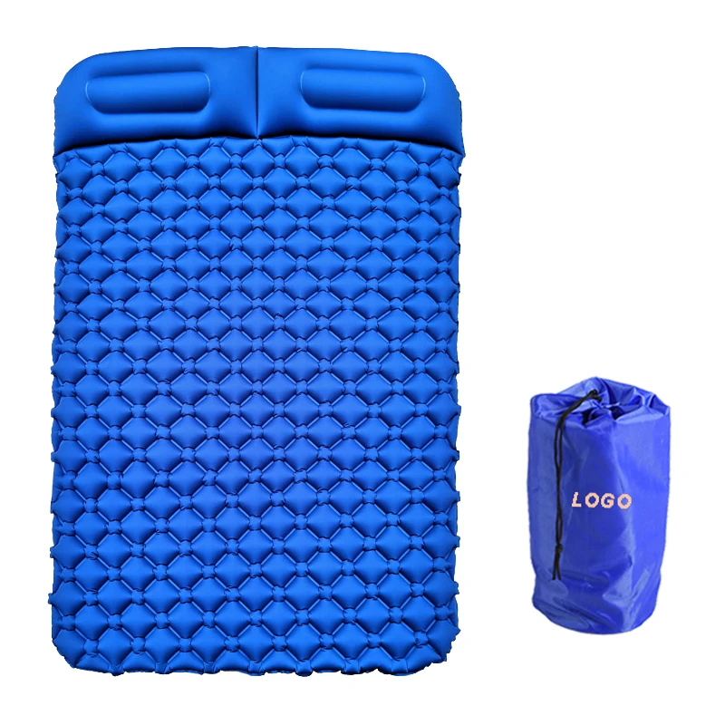 TPU Compact Outdoors Double Self Inflating Camping Sleeping Pads Foldable Ultralight Air Sleeping Pad For Backpacking Hiking