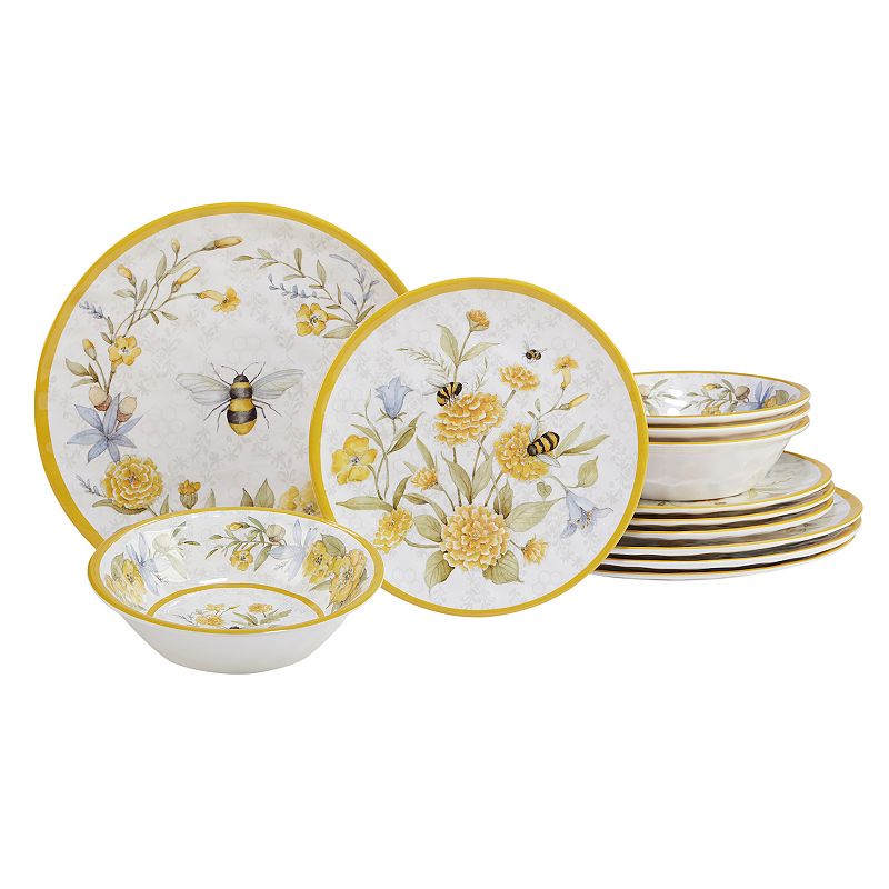 Certified International Bee Sweet 12-pc. Dinnerware Set