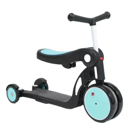 UONIBABY 3 Wheel Deformable Balance Bike Sport Kids Kick Scooter Mailing Box PU Cheap Sale High Quality Baby for Kids Child