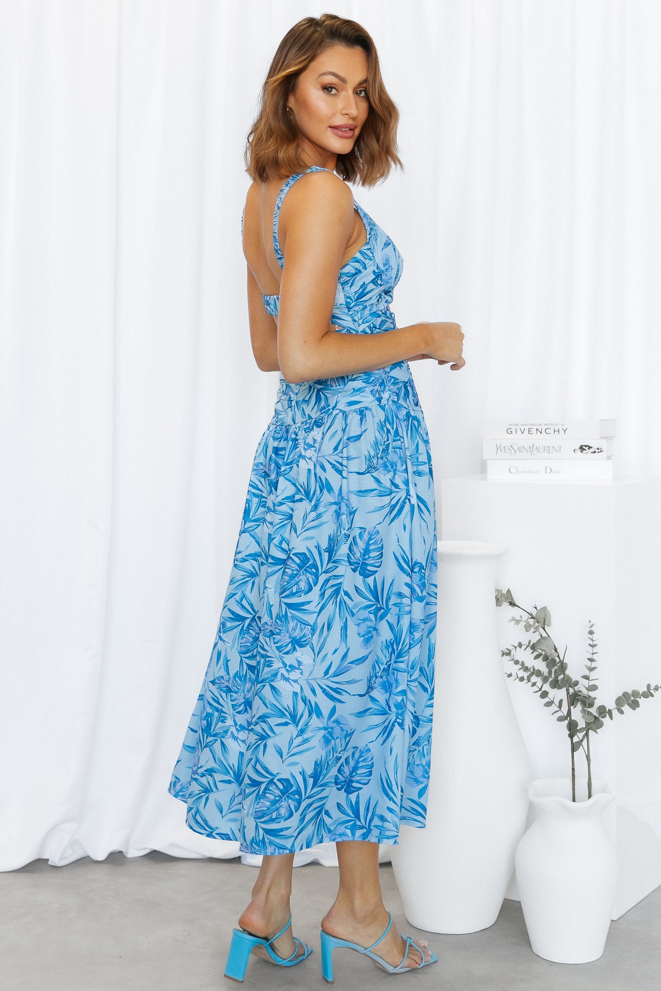 Praised Maxi Dress Blue