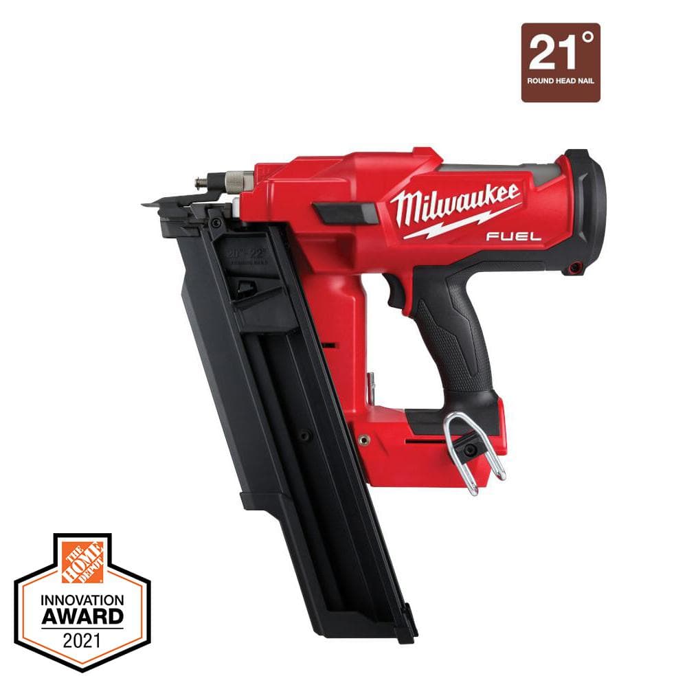 Milwaukee M18 18-Volt Lithium-Ion Cordless Tower Light w/3-1/2 in. 21-Degree Framing Nailer, Two 6Ah HO Batteries 2131-20-2744-20-48-11-1862