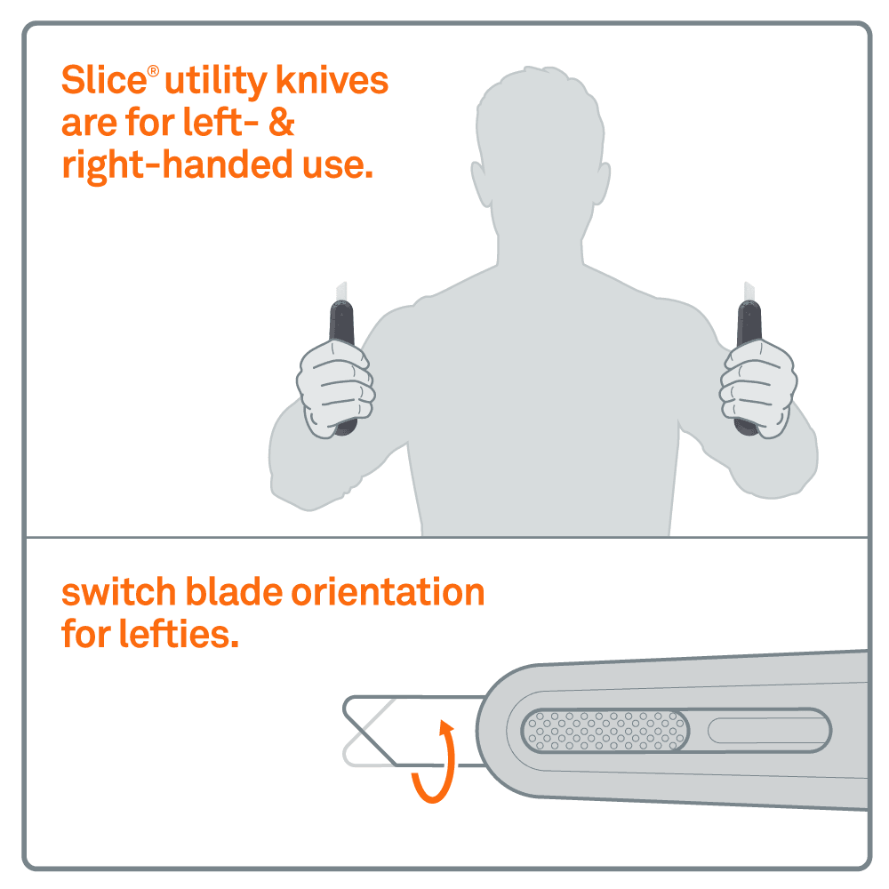 Slice Utility Knife Auto Retractable Nylon Handle