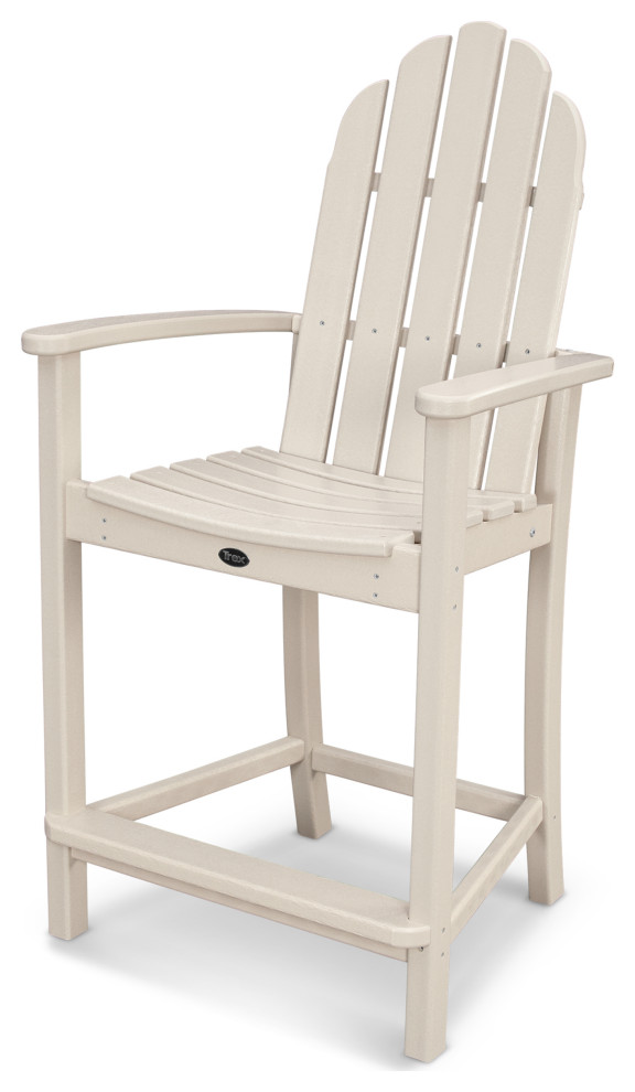 Polywood Classic Adirondack Counter Chair   Transitional   Outdoor Bar Stools And Counter Stools   by POLYWOOD  Houzz