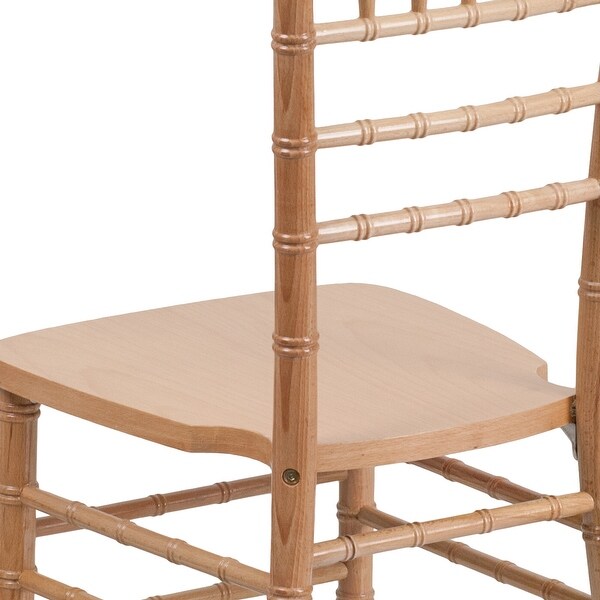 HERCULES Series Silver Wood Chiavari Chair