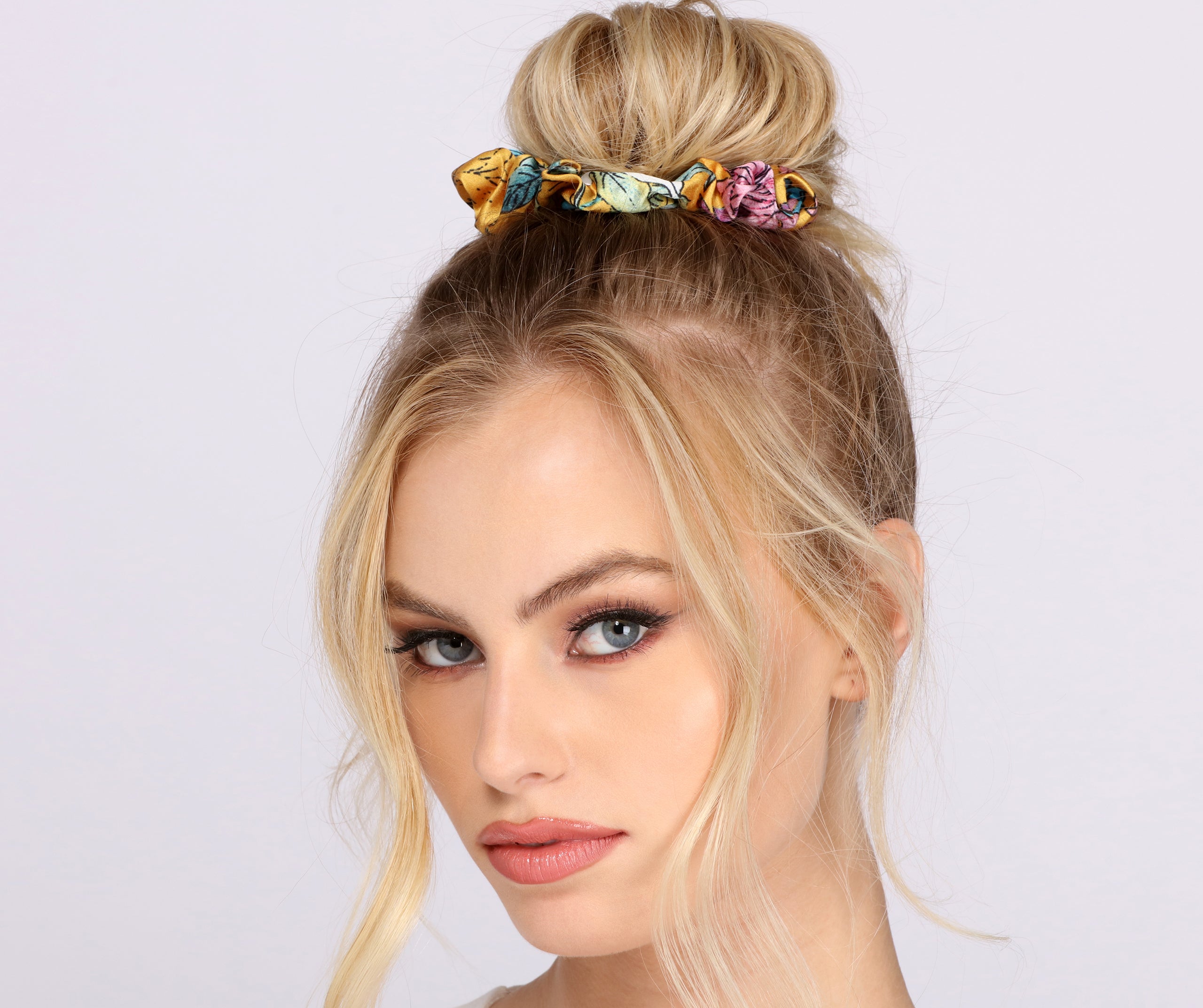 Top Knot Life Satin Scrunchies 5 Pack