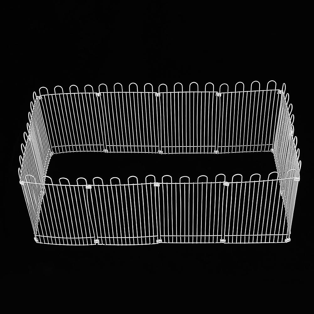 Small 12pcs Paint Coating Iron Net Hamster Fence Playpen Toy With 28pcs Plastic Buckle For Hedgehog Guinea Pig Rabbit