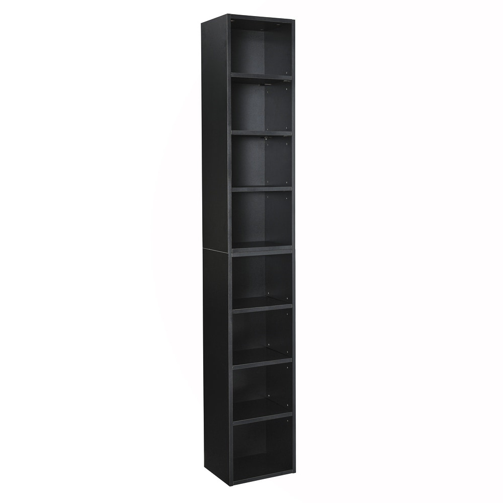 8 Tier Storage Cabinet with Adjustable Shelves