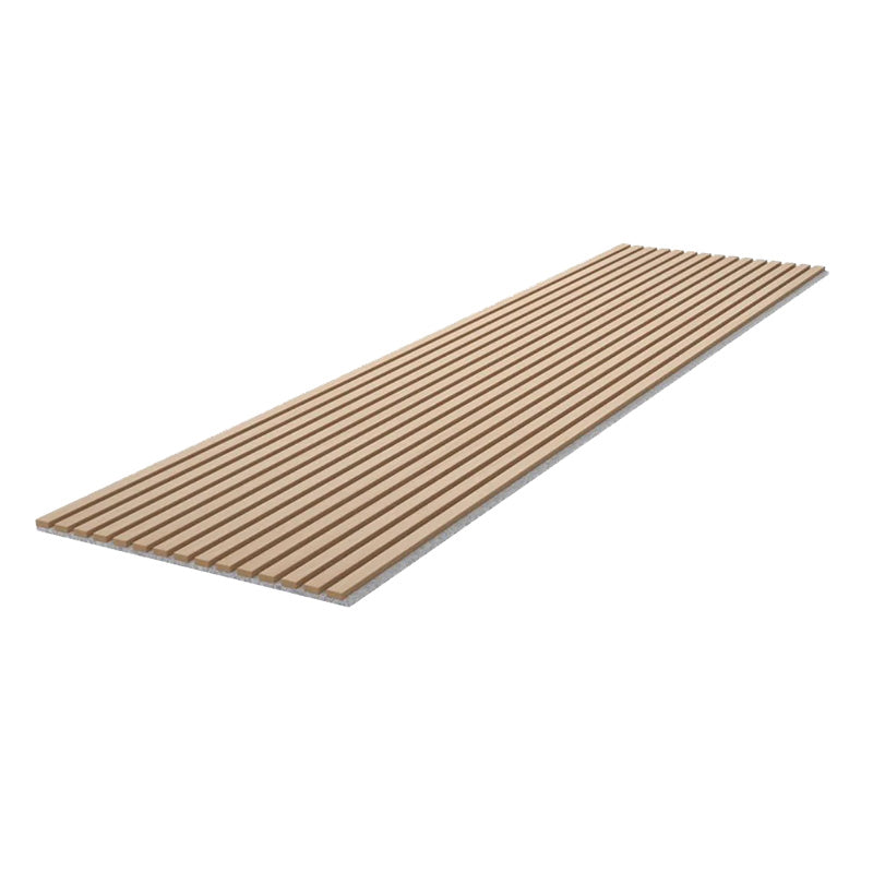 WOODFLEX Flexible Acoustic Wood Slat Wall Panel 270cm - Oak Veneer on Light Grey