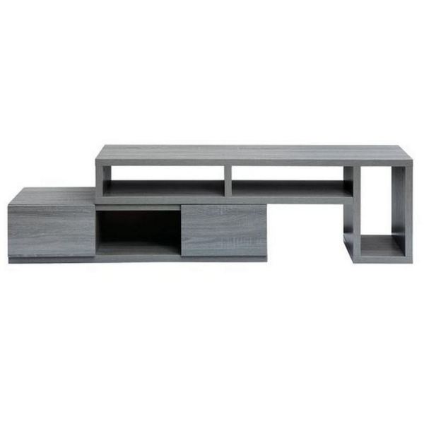 Urban Designs Adjustable TV Stand Console for TV up to 65 - 83 inches