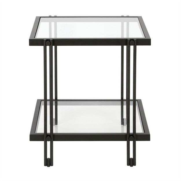 Metal Side Table In Black Henn amp hart