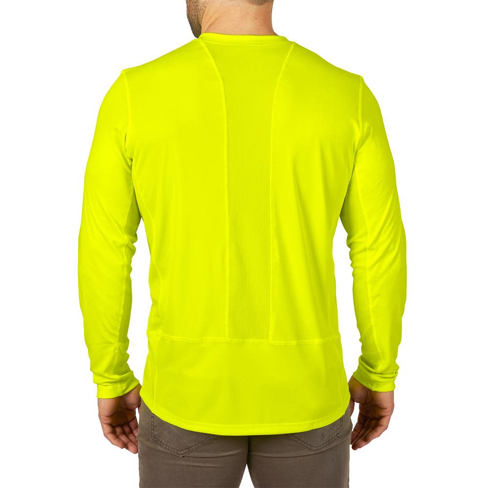 WORKSKIN™ Lightweight Performance Shirt ; Long Sleeve ; HI Vis Yellow S ;