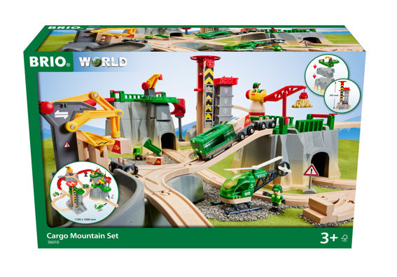 BRIO Cargo Mountain Set