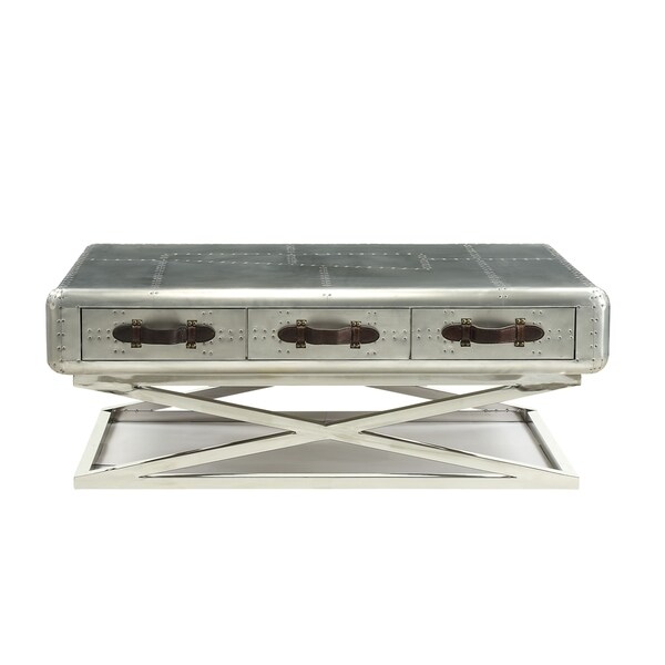 ACME Brancaster Coffee Table， Aluminum