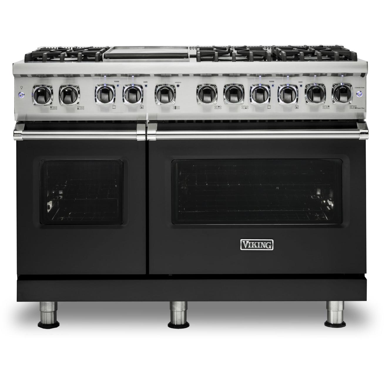 Viking 48-inch Freestanding Dual-Fuel Range with TruConvec Convection Cooking CVDR548-6GCSLP