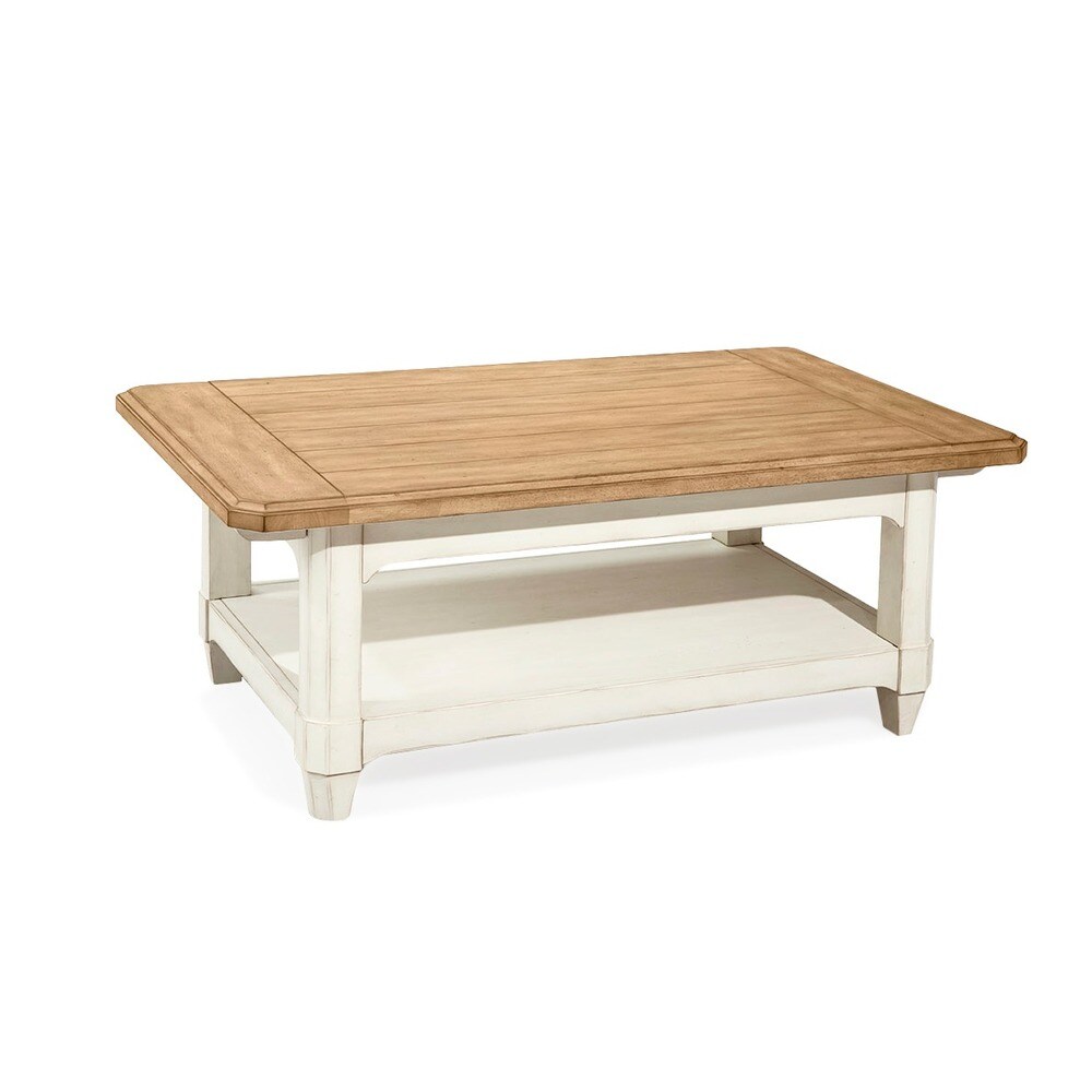 Millbrook Rectangular Cocktail Table by Panama Jack   Brown   54 x 84