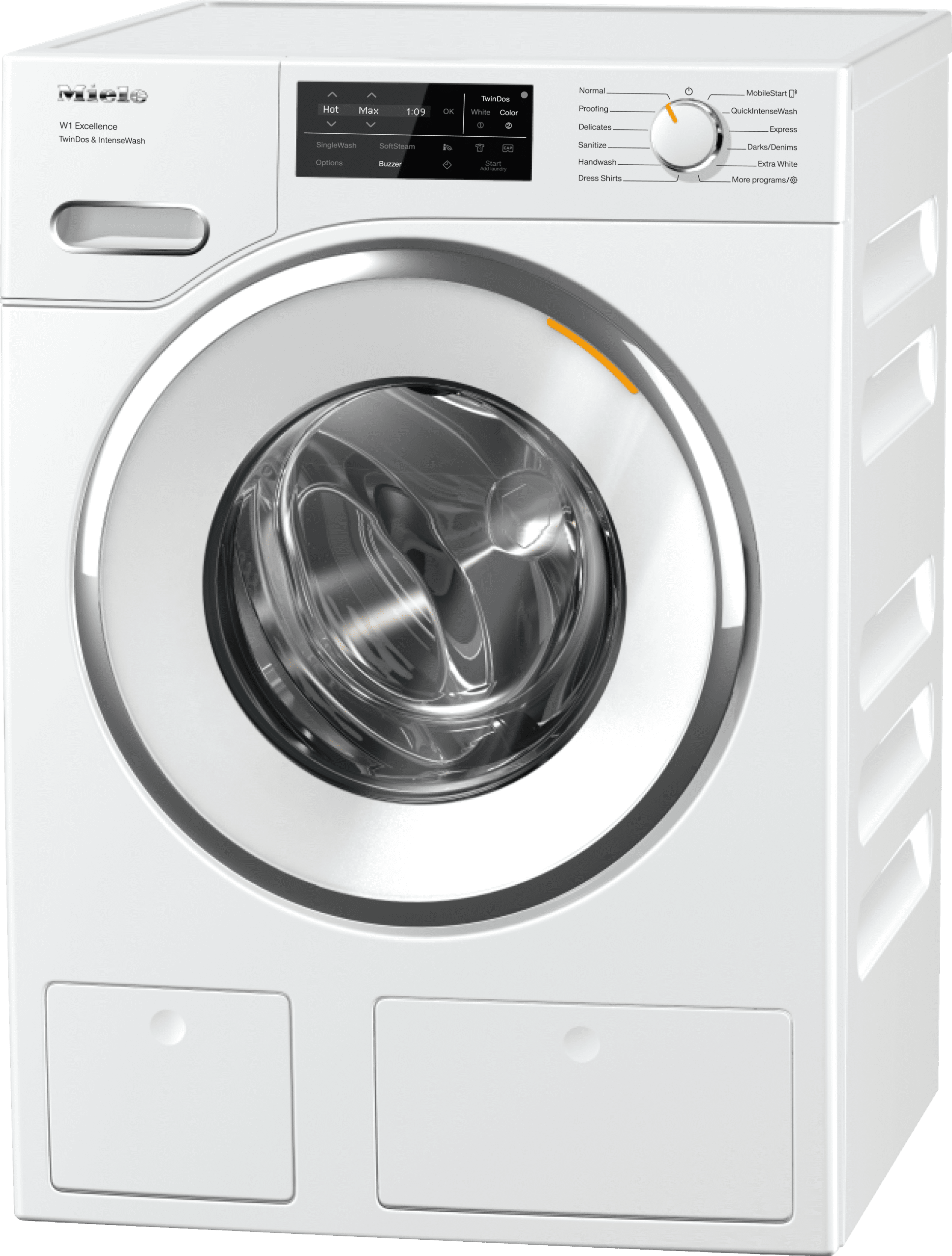 Miele WXI860WCS LOTUSWHITE Wxi 860 Wcs Tdos & Intensewash - W1 Front-Loading Washing Machine With Twindos, Intensewash, And Miele@Home For Ultimate Cleanliness And Comfort.