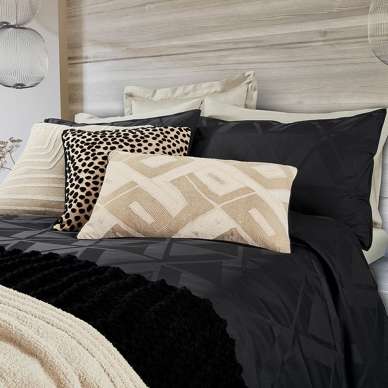 Nalu Kalama Black Duvet Set