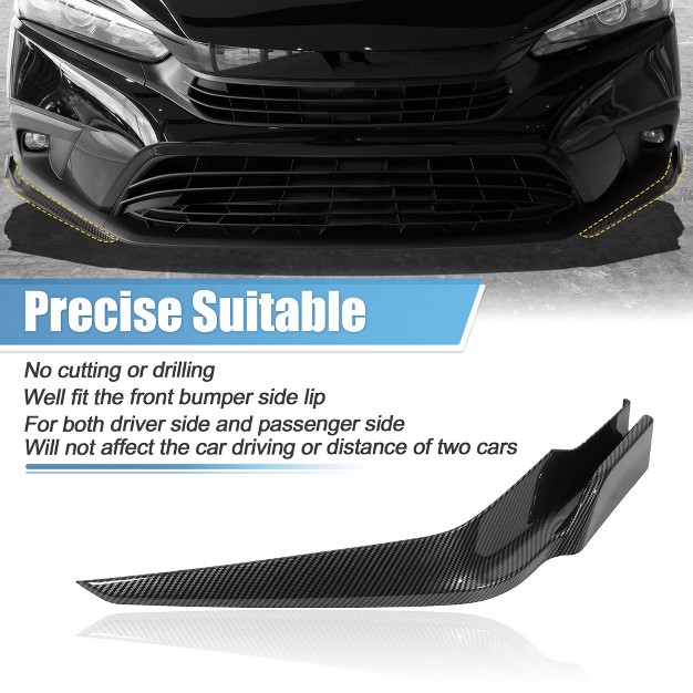 Unique Bargains Front Bumper Protector Corner Guard Front Bumper For Honda Civic 11th