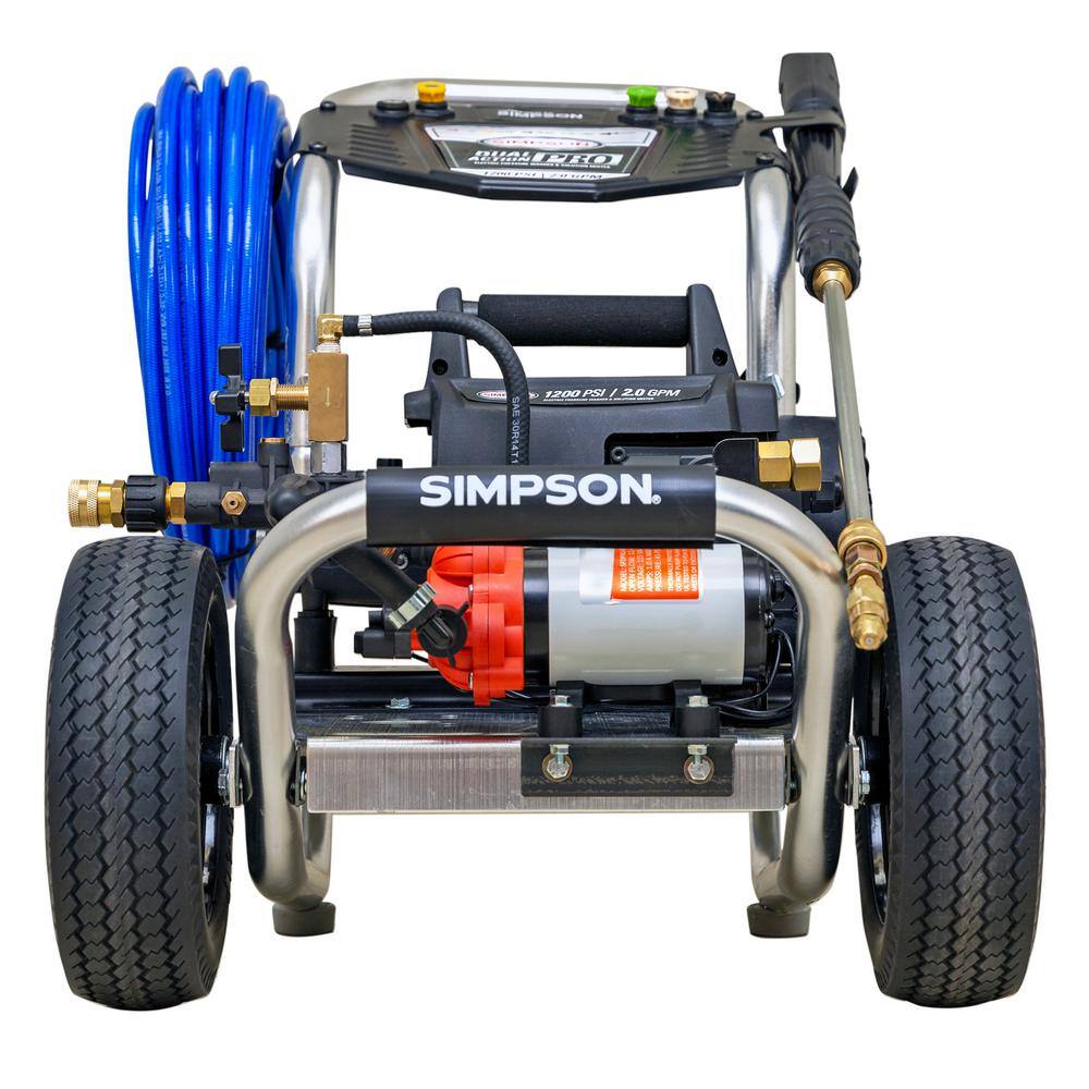 SIMPSON Mister 1200 PSI 2.0 GPM Electric Cold Water Sanitizing Mister and Pressure Washer with 120V Motor SM1200