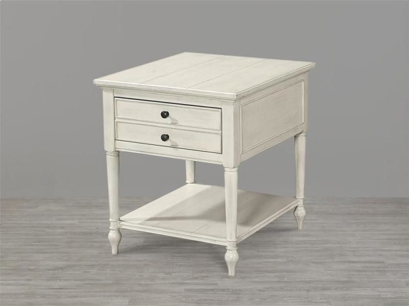 Emma Mason Signature Grayside End Table  Cotton UNI0281   Traditional   Side Tables And End Tables   by Emma Mason  Houzz