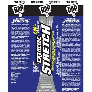 DAP Extreme Stretch 10.1 oz. Pine Green Premium Crackproof Elastomeric Sealant (12-Pack) 7079818709