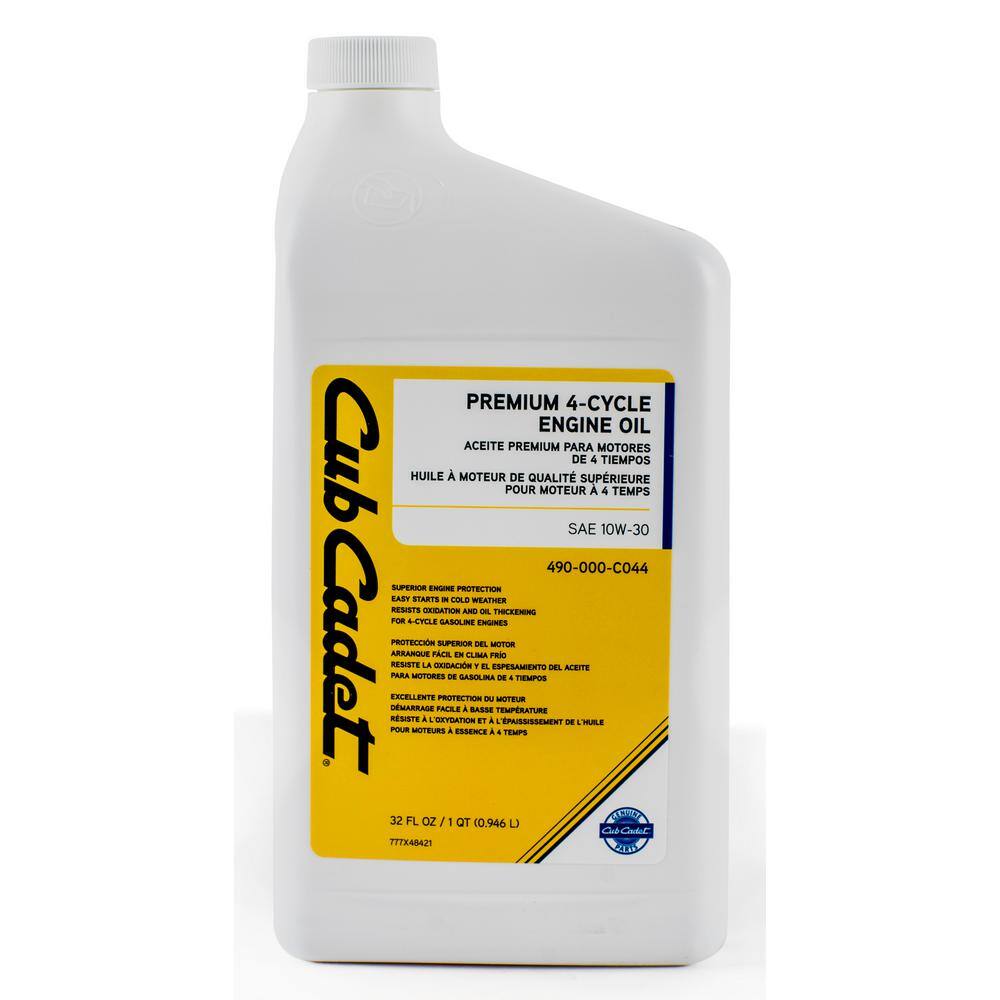 Cub Cadet 32 oz. SAE 10W-30 Premium 4-Cycle Engine Oil 490-000-C044