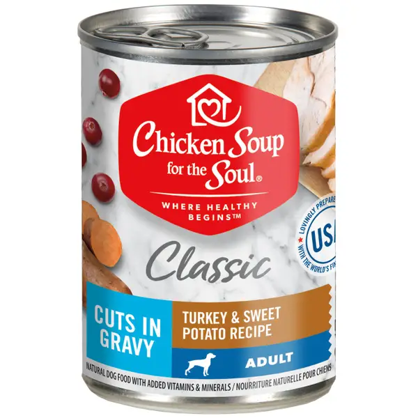 Chicken Soup for the Soul 13 oz Classic Cuts in Gravy Turkey and Sweet Potato Recipe