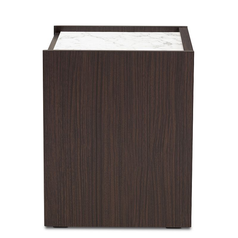 Baxton Studio Walker Nightstand Table