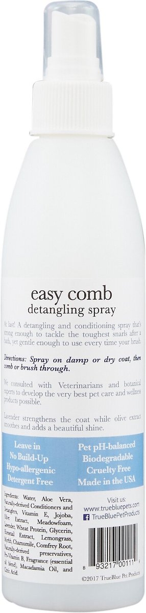 TrueBlue Pet Products Easy Comb Detangling Dog Spray