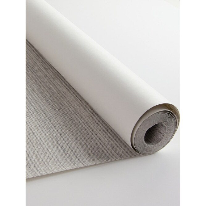 Grey Crossweave Peel   Stick String Wallpaper   216in x 20.5in x 0.025in