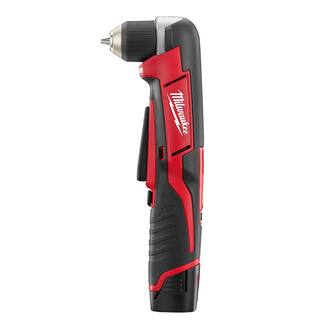 MW M12 12V Lithium-Ion Cordless Combo Tool Kit (3-Tool) with M12 Right Angle Drill 2498-23-2415-20