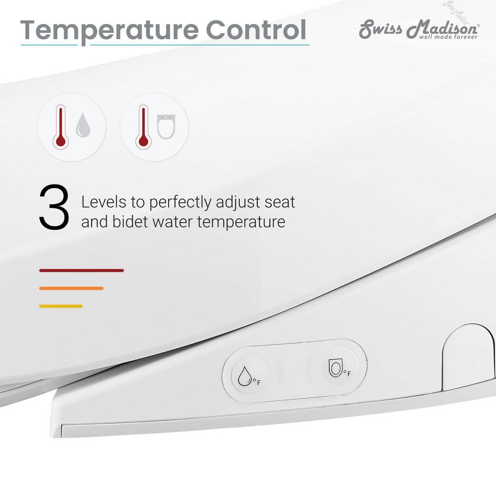 Swiss Madison Cascade Electric Bidet Attachment in White SM-STS21