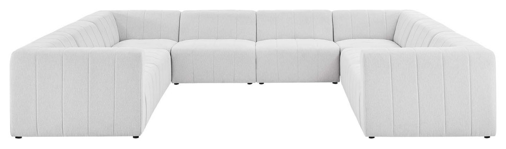 Bartlett Upholstered Fabric 8 Piece Sectional Sofa   Transitional   Sectional Sofas   by Modway  Houzz