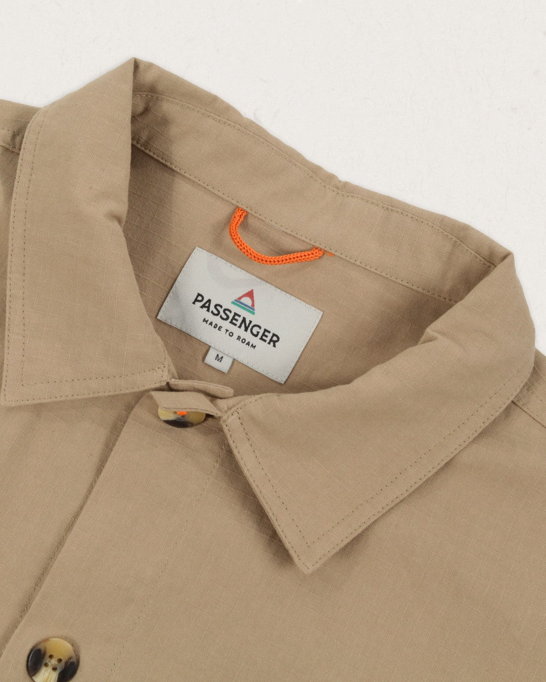 Balsa Organic Cotton Overshirt - Biscuit