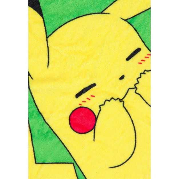 Pokemon 90 x27 s Character Box Design Gaming Plush Throw Blanket 46 x27 X 60 x27 Multicoloured