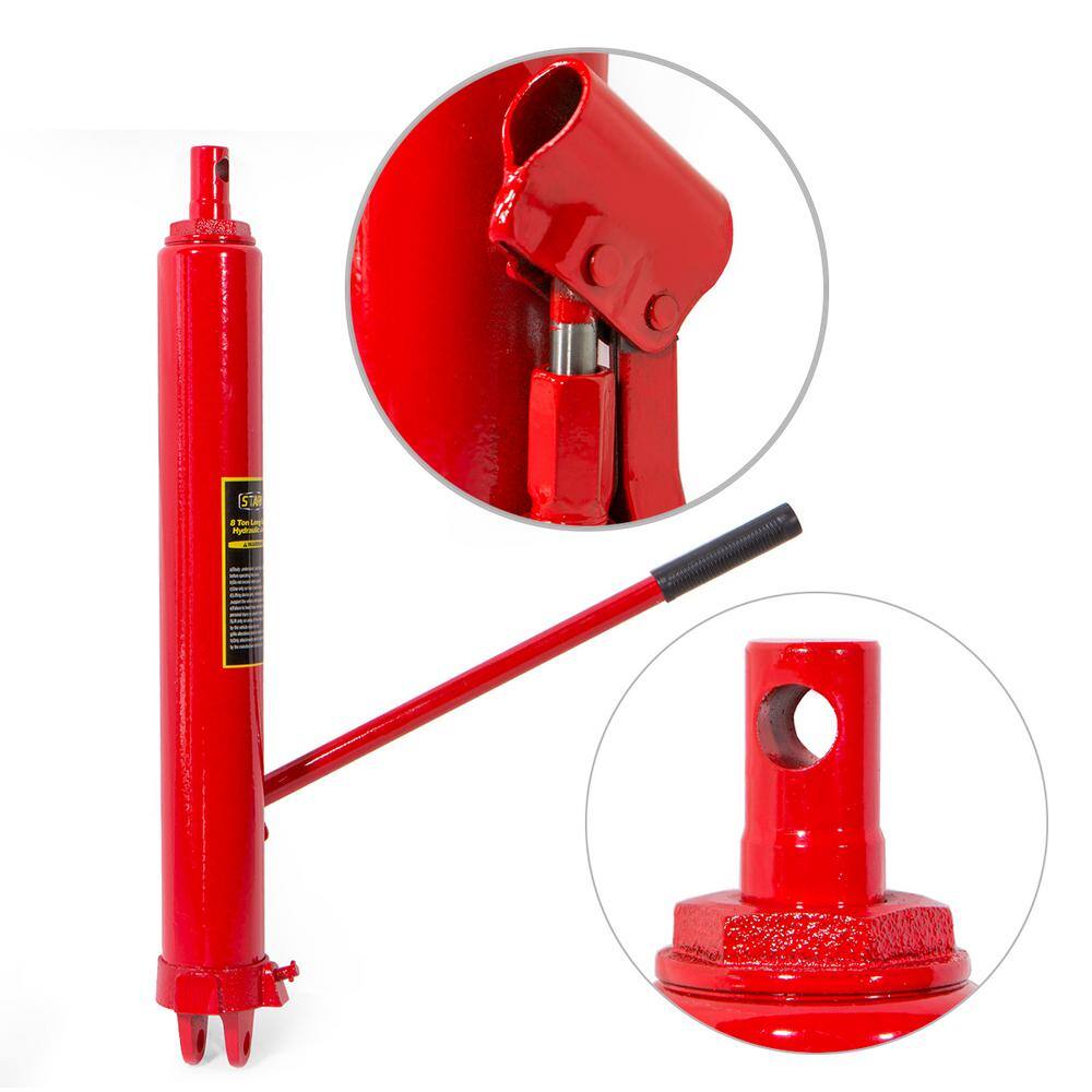 Stark 8-Ton Long Hydraulic Ram Jack Single Pump Engine Hoist Lifter 56019-H