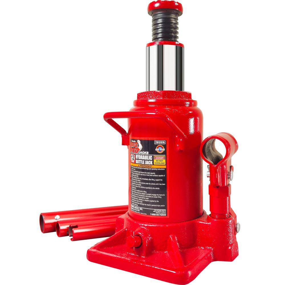 Big Red 12-Ton Low-Profile Bottle Jack T91207