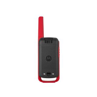 MOTOROLA SOLUTIONS Talkabout T210 Rechargeable 2-Way Radio in Black with Red (2-Pack) T210