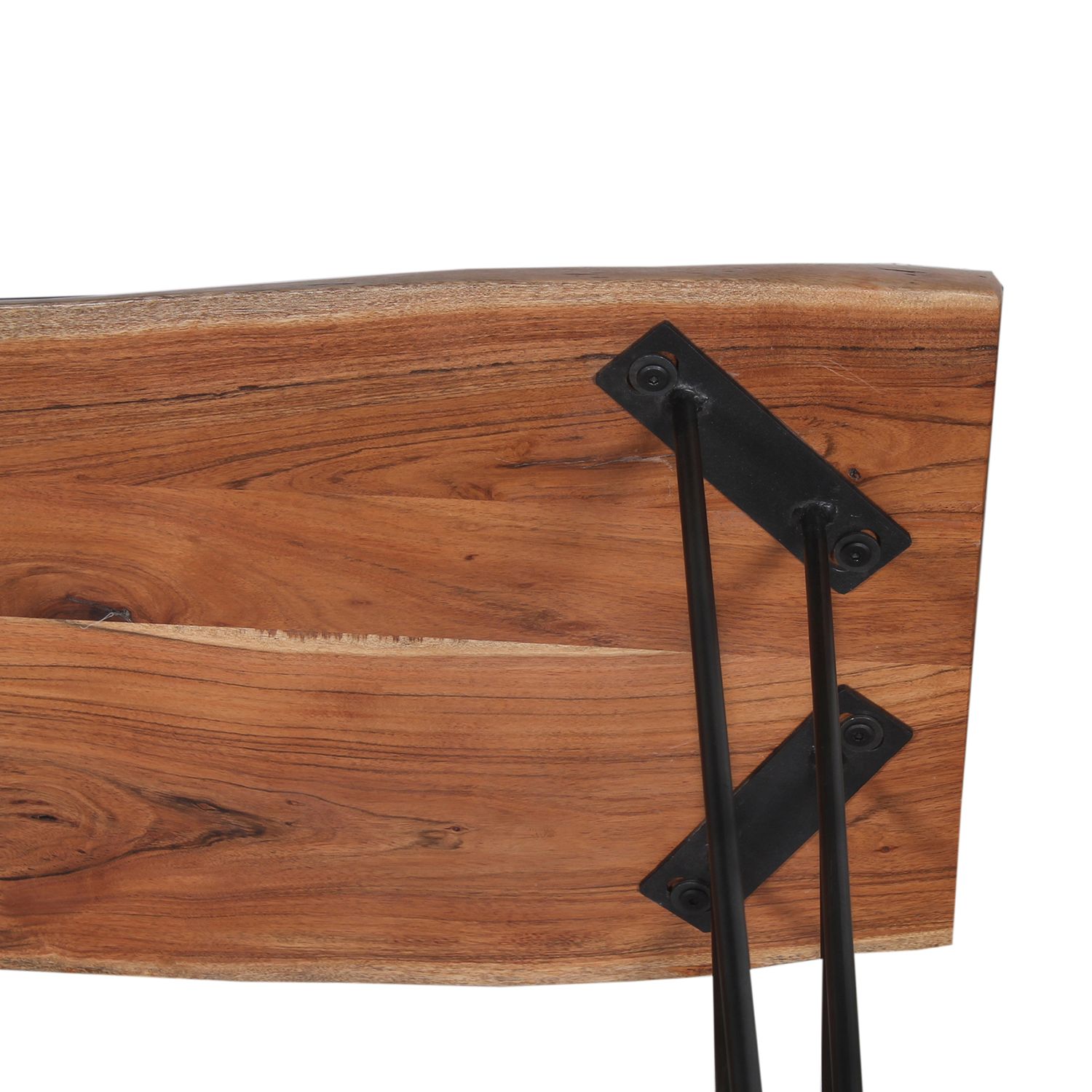 Alaterre Furniture Hairpin Live Edge Console Table